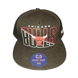 Chicago Bulls Black Snap-Back Hat
